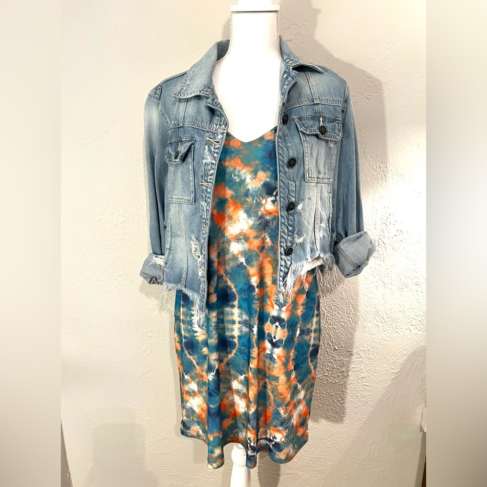 Viereck Tie-Dye Slip Dress